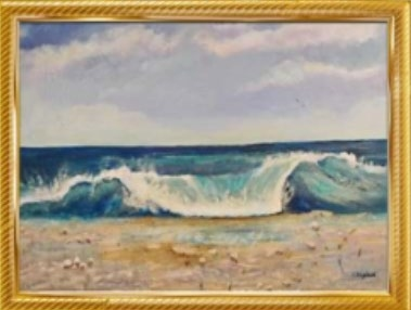 The works of local artist Carol Neugebauer are on display through Nov. 29 in Carol’s Shore Paintings, an exhibit in the meeting room of the Waretown Branch of the Ocean County Library.