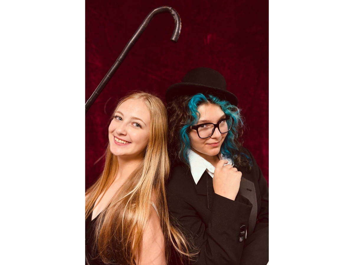 Reagan Ade (Sally Bowles) and Mollie Henfey (Emcee) lead the all student cast of CABARET.
