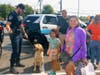 Stamford Police Department brought their K-9 unit.