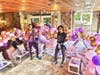 From left -- Brandi Lilly McLean of West Orange, and Jenay Guillford of Teaneck, owners of My Sleepover Party, pose with a Girl Power sleepover theme they put together. The theme was chosen in honor of Women's History Month.