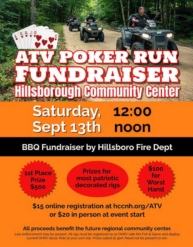 4th Annual ATV Poker Run Fundraiser