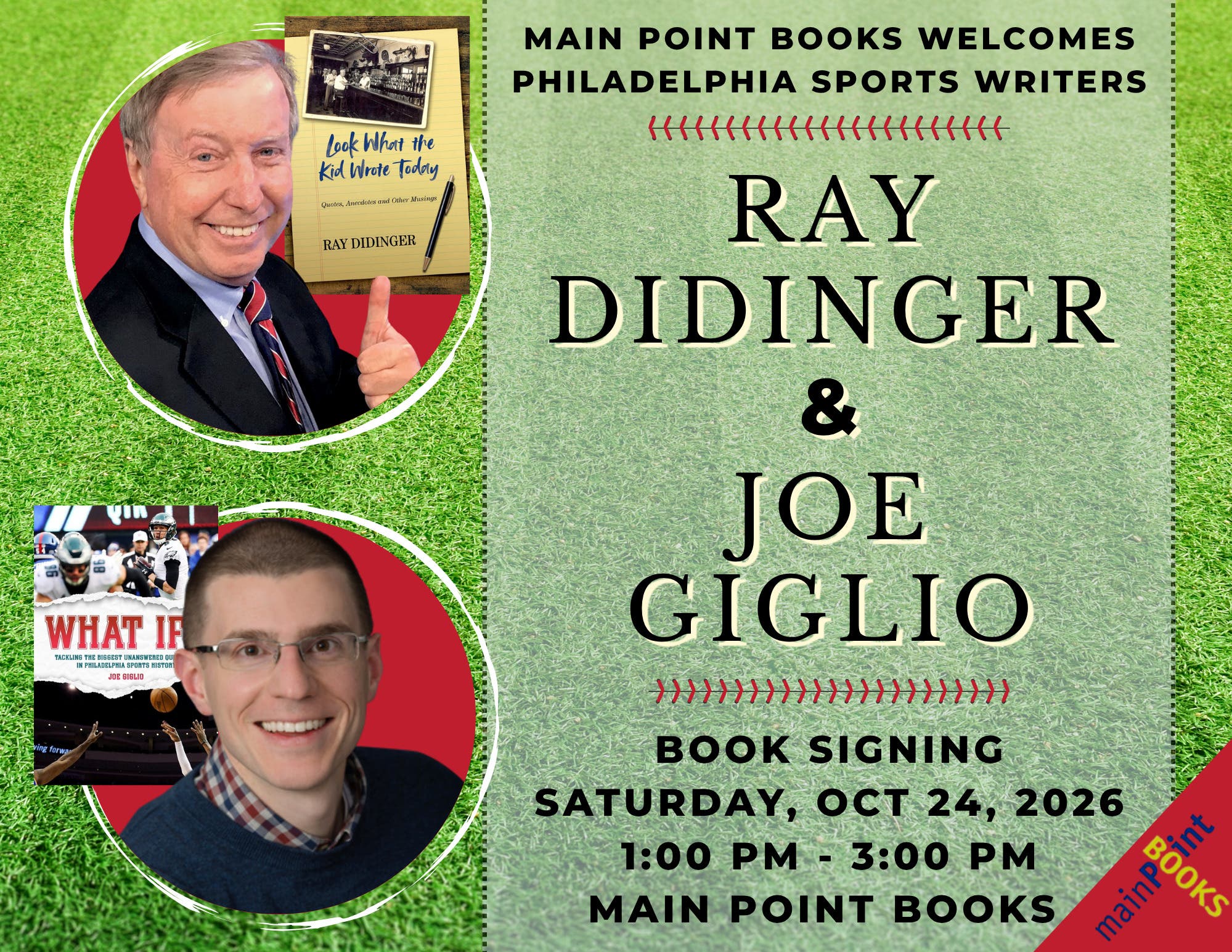 Book Signing for Philly Sports Fans: Ray Didinger and Joe Giglio 
