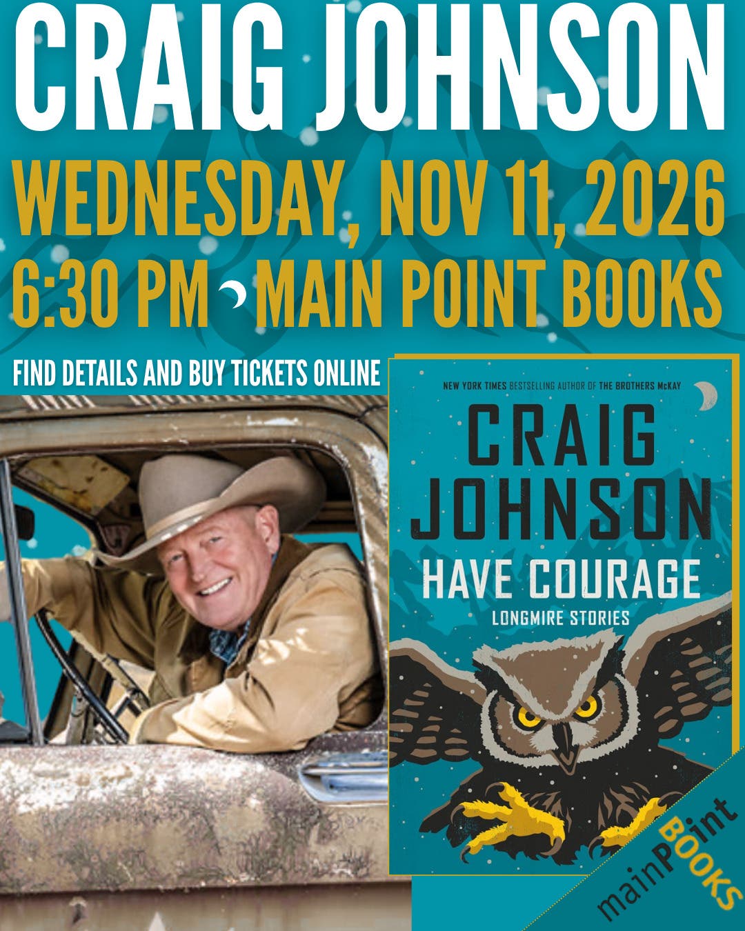 Craig Johnson "Have Courage" Tour
