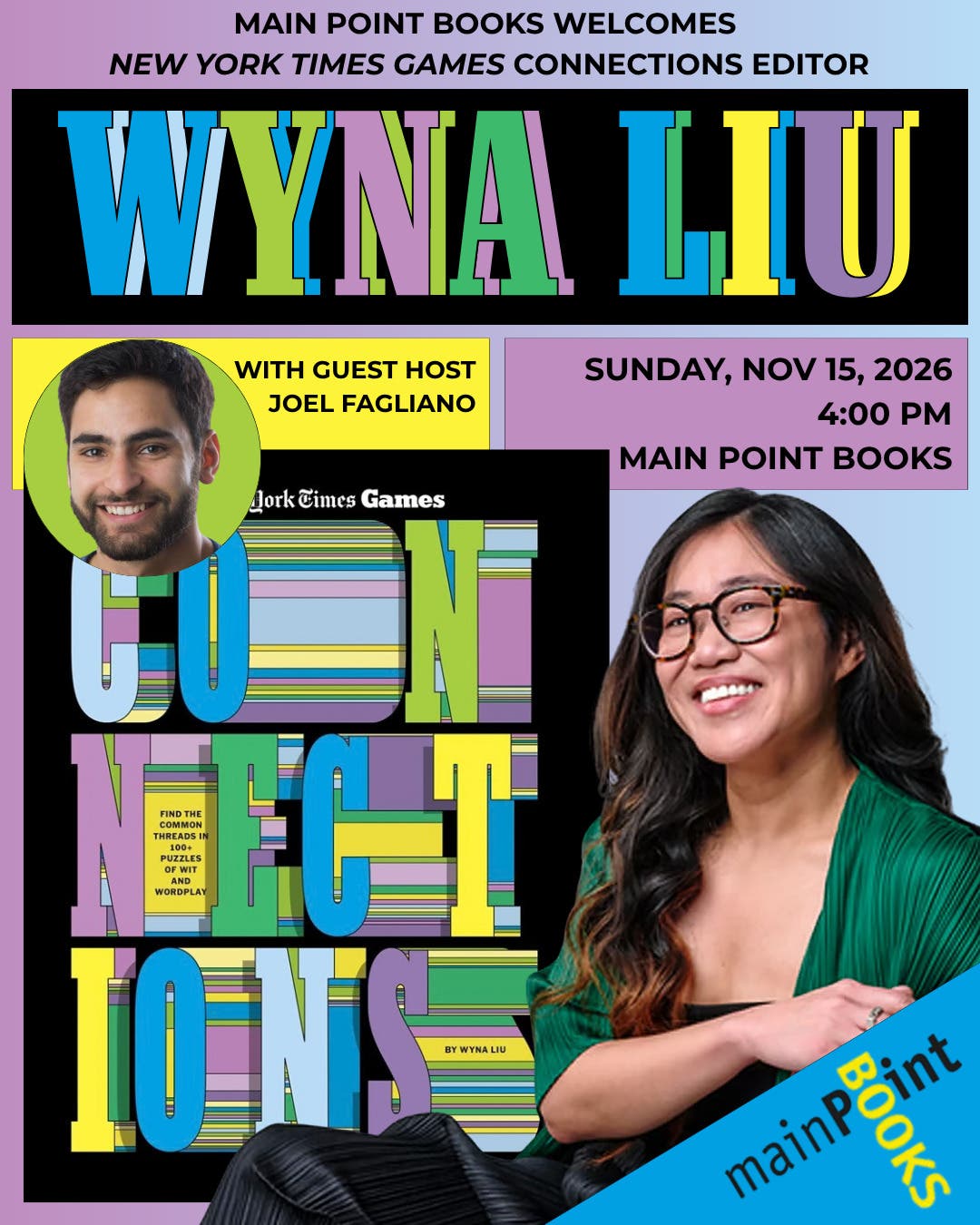 Fun and Games with Connections Editor Wyna Liu & Guest Joel Fagliano