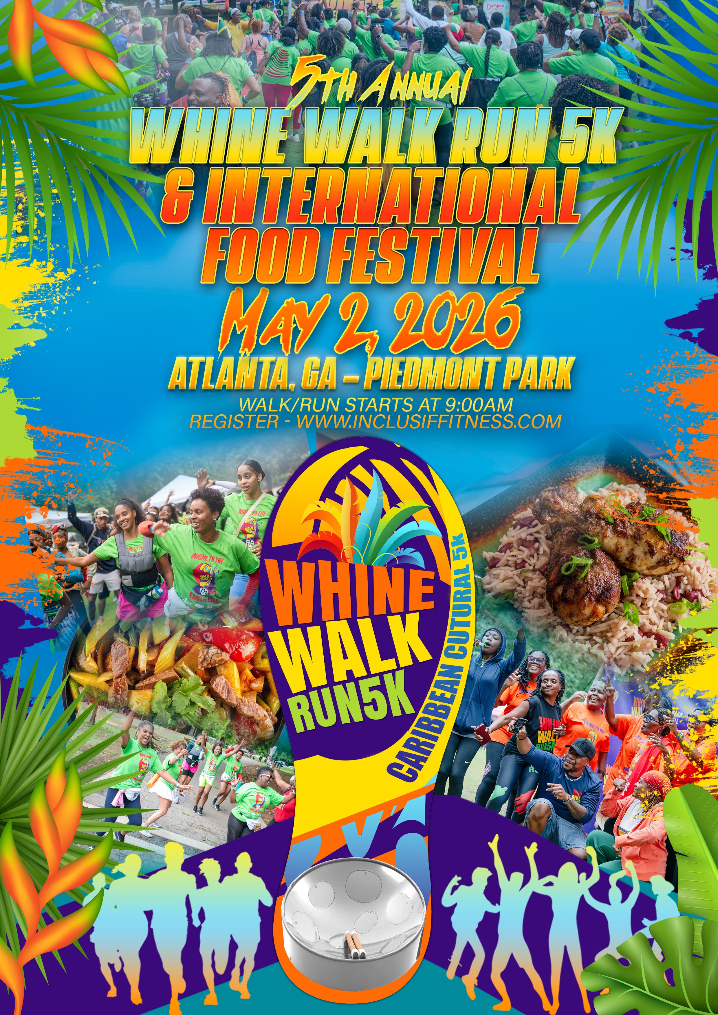 Whine Walk Run 5K & International Food Festival 2026