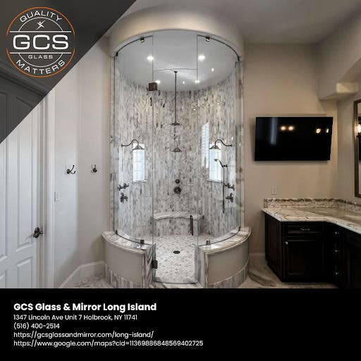 GCS Glass & Mirror of Long Island Transforms Nassau and Suffolk County Bathrooms with Custom Glass S