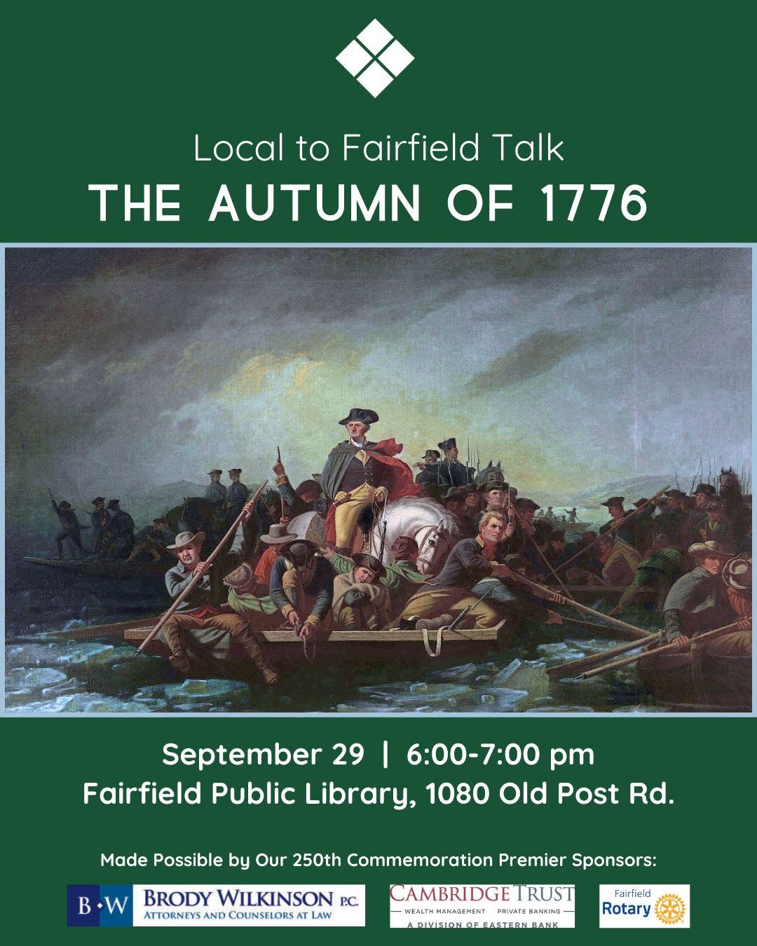 Local to Fairfield | The Autumn of 1776