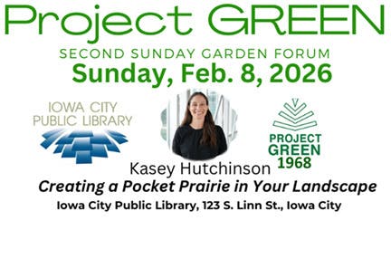 Bringing Nature Home: Pocket Prairie Program Featured at Feb. 8 Forum