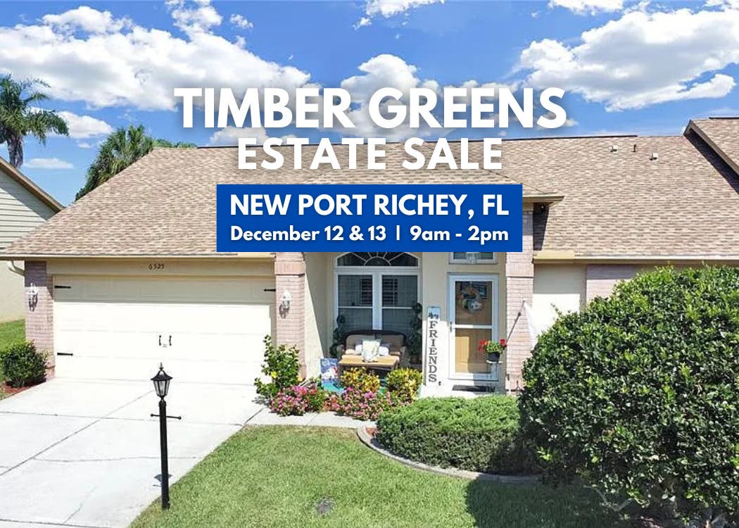 Our Final Estate Sale of the Year - in Timber Greens!
