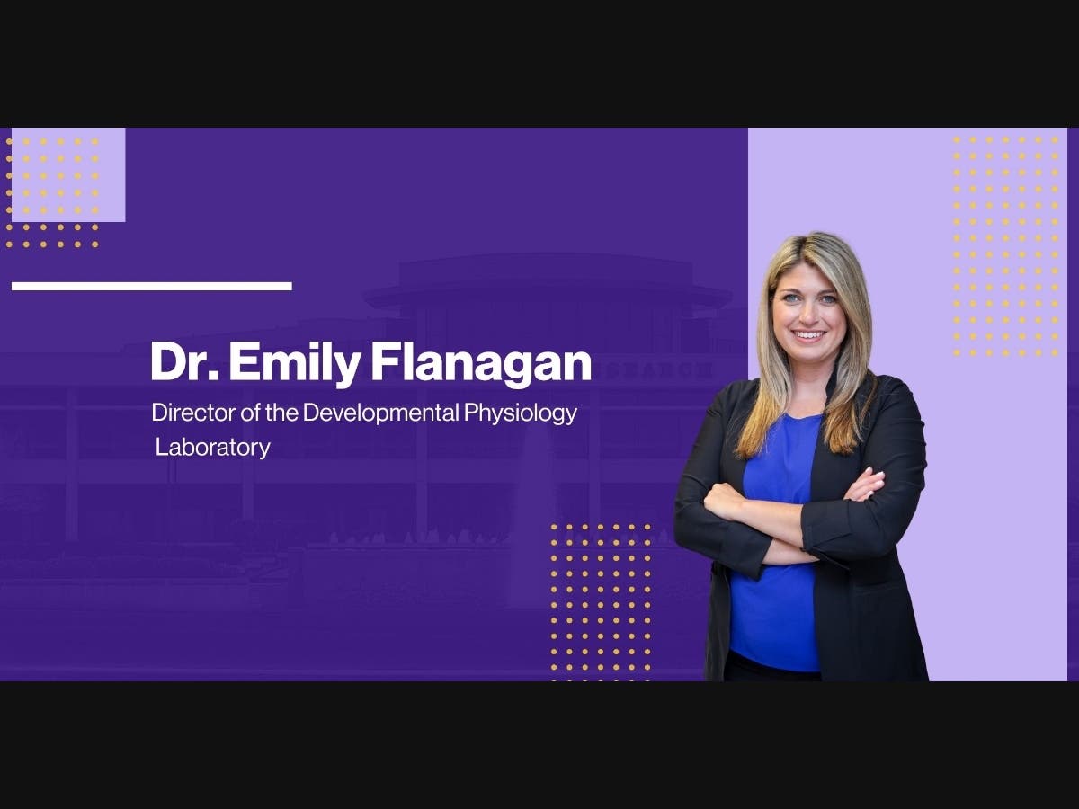 Dr. Emily Flanagan, Assistant Professor and Director of the Developmental Physiology Laboratory at LSU’s Pennington Biomedical Research Center
