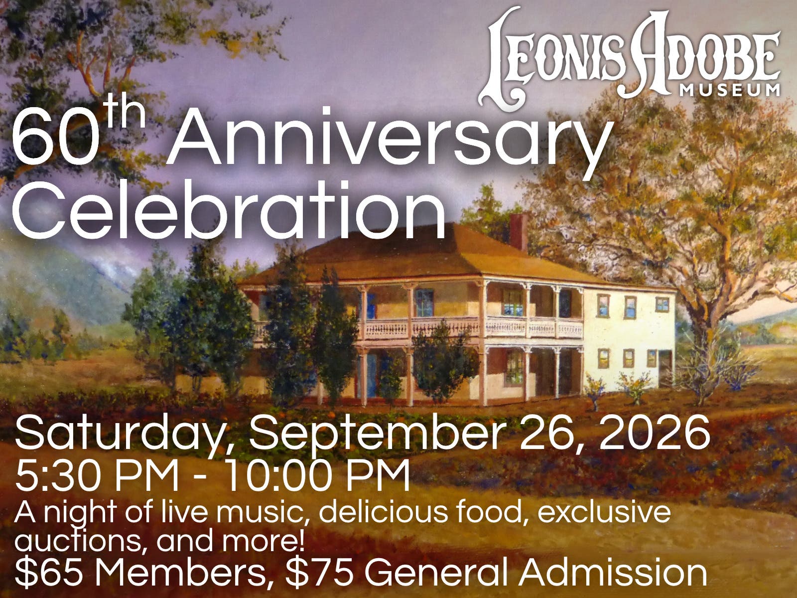 60th Anniversary Celebration
