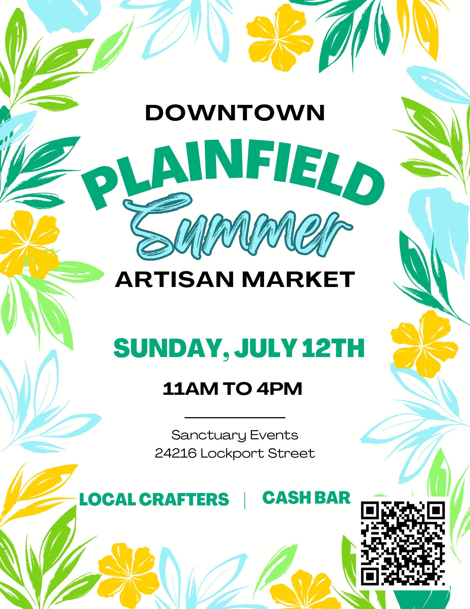Downtown Plainfield Summer Artisan Market