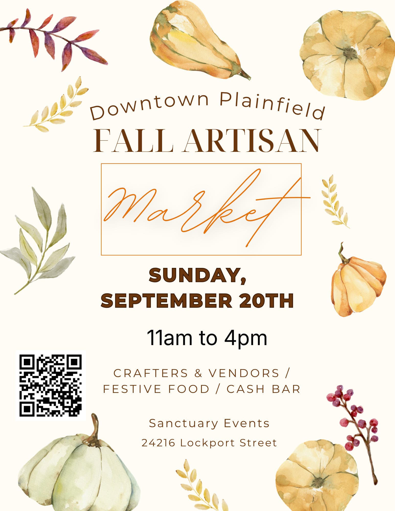 Downtown Plainfield Fall Artisan Market