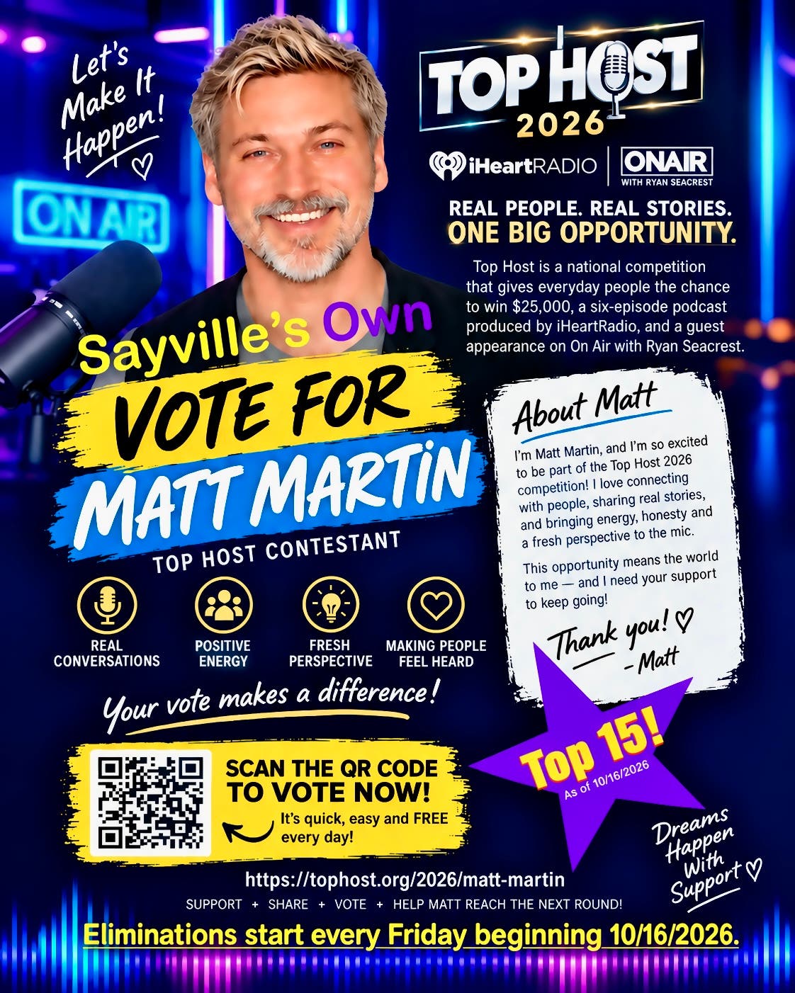 Long Island Meet Your Next Big Voice: Matt Martin Makes a Run for Top Host