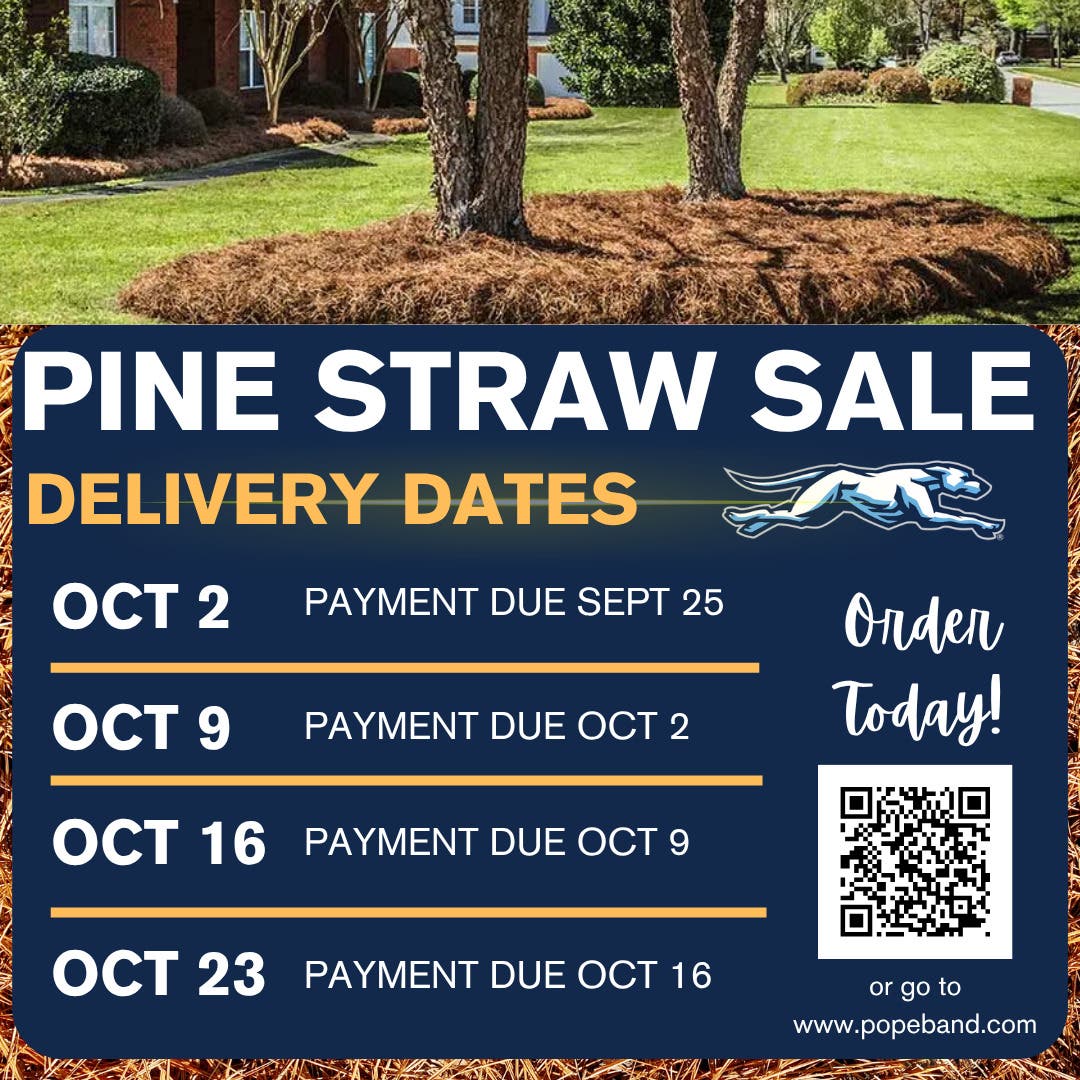 Pope Band Fall Pine Straw Sale