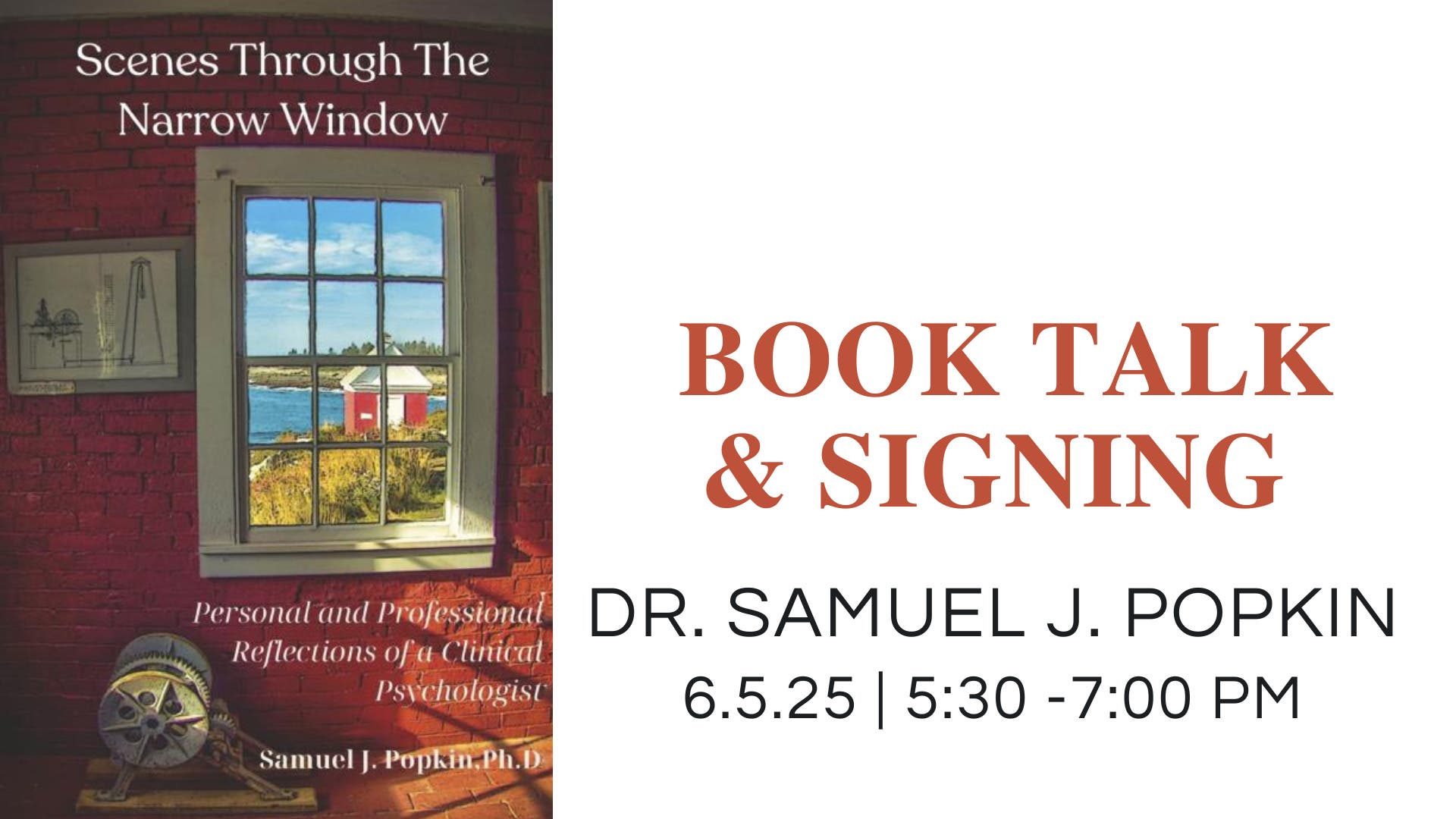 Dr. Samuel J. Popkin • Book Talk & Signing