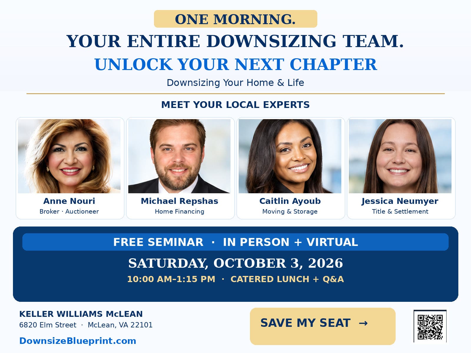 In-person & Virtual seminar: Downsizing Secrets For You or Your Aging Parents