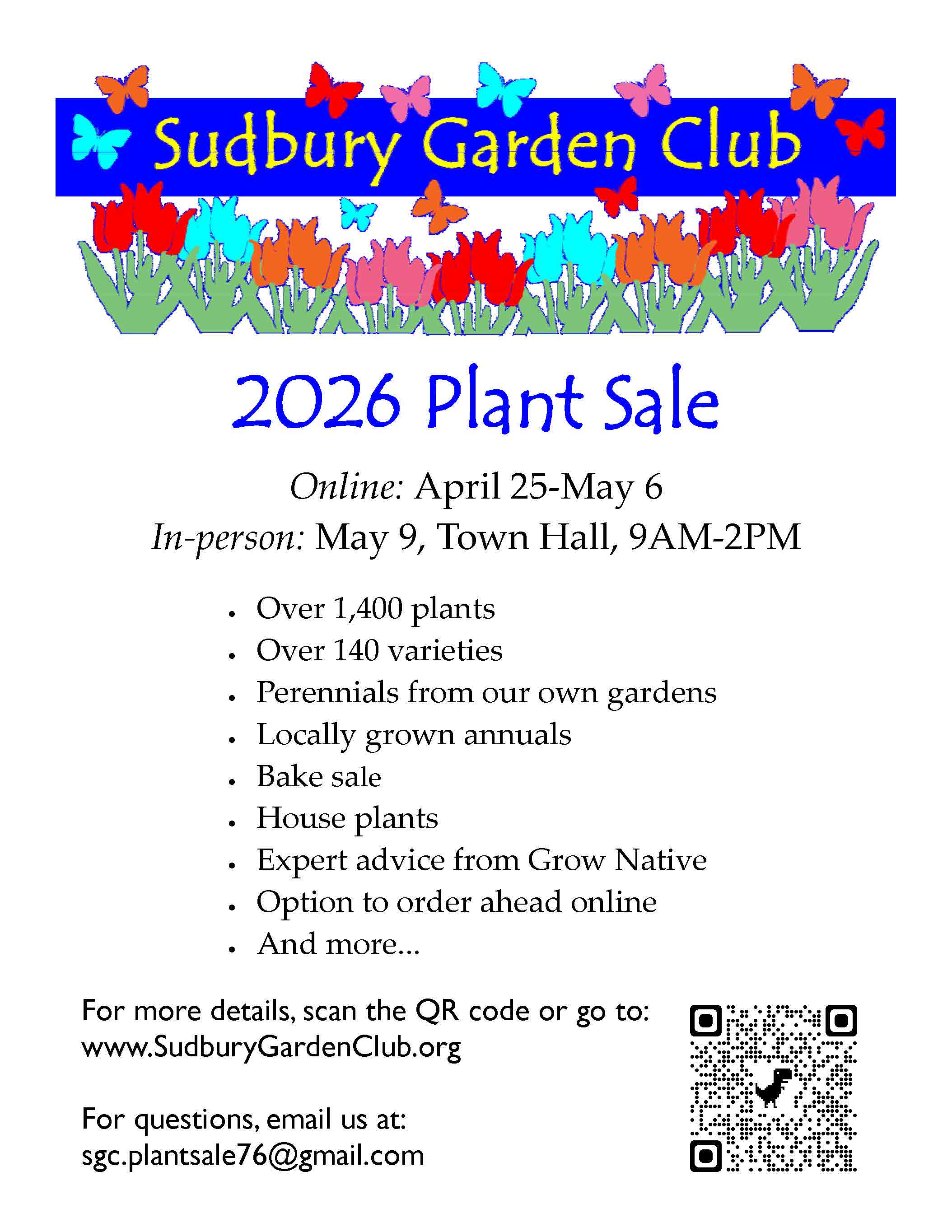 Sudbury Garden Club Annual Plant Sale