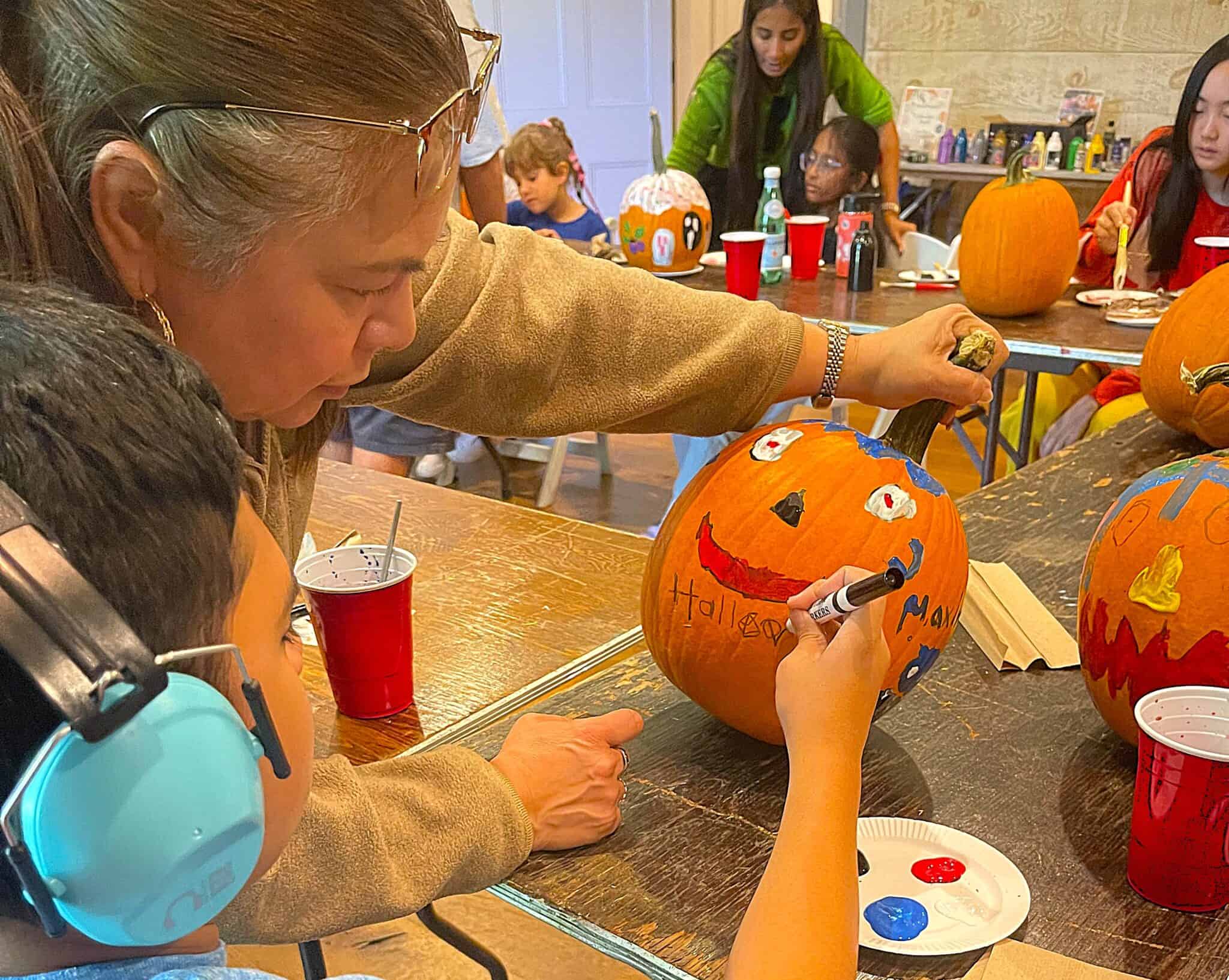 Pumpkin Painting at Old Westbury Gardens