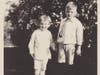 Laurence and brother Karl, circa 1907