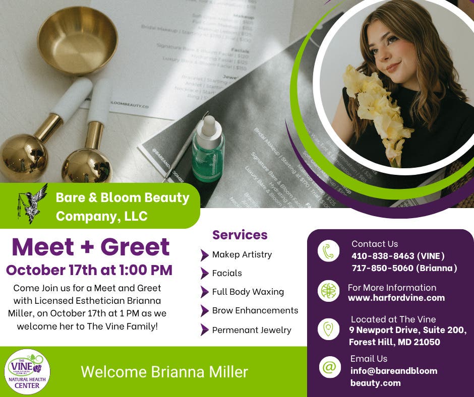The Vine Event : Grand Opening Bare & Bloom Beauty Company