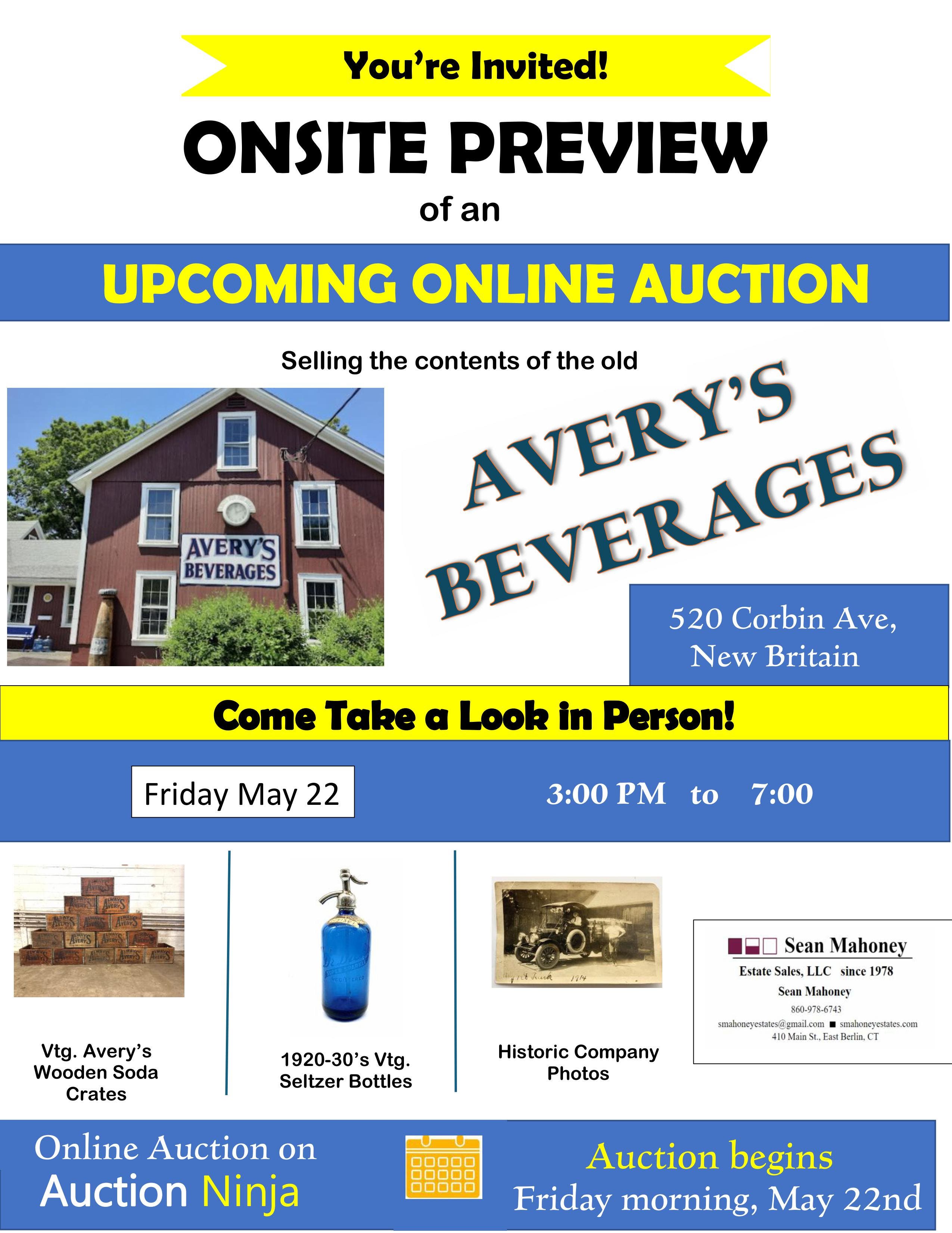 Avery's Online Auction Preview