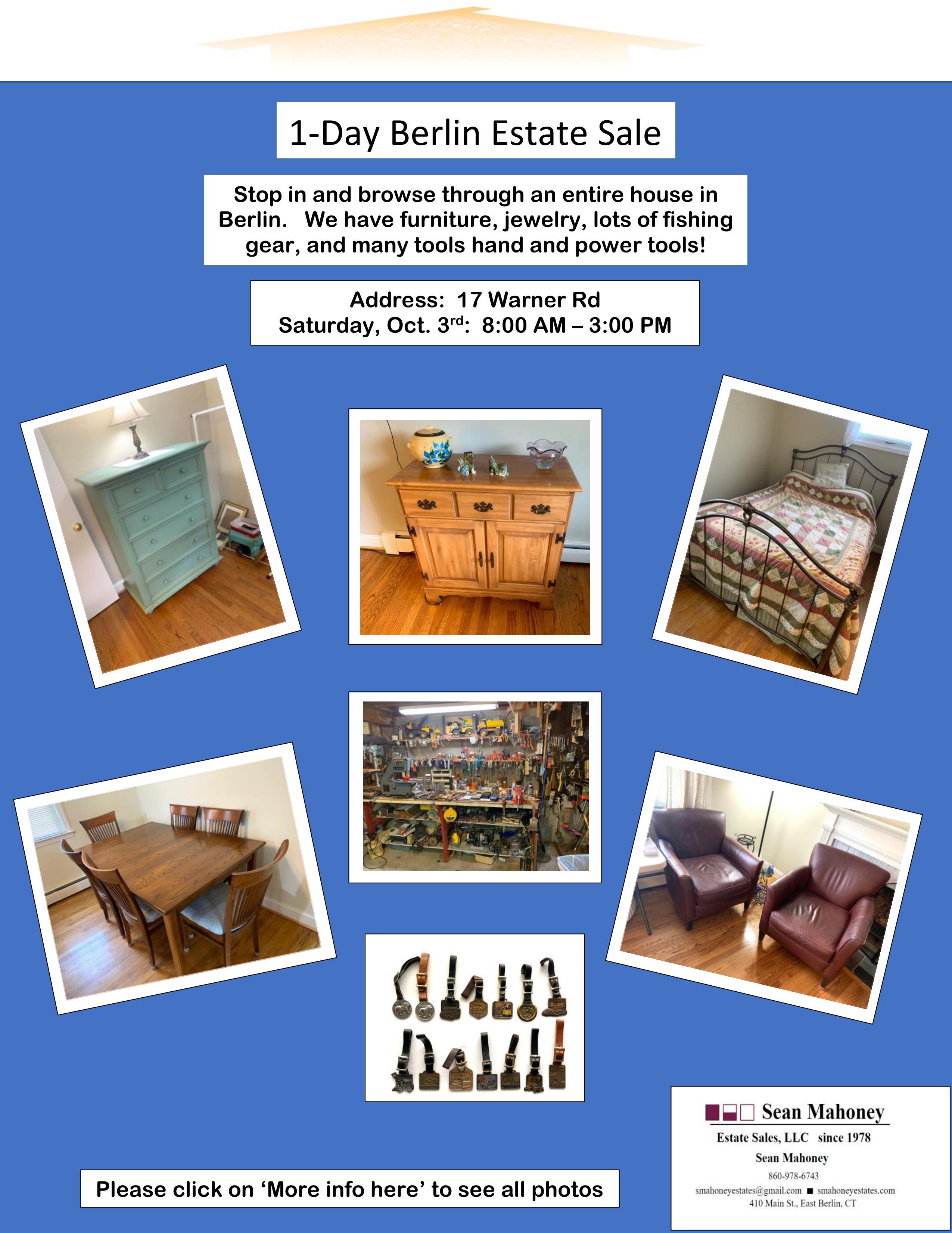 1-Day Berlin Estate Sale