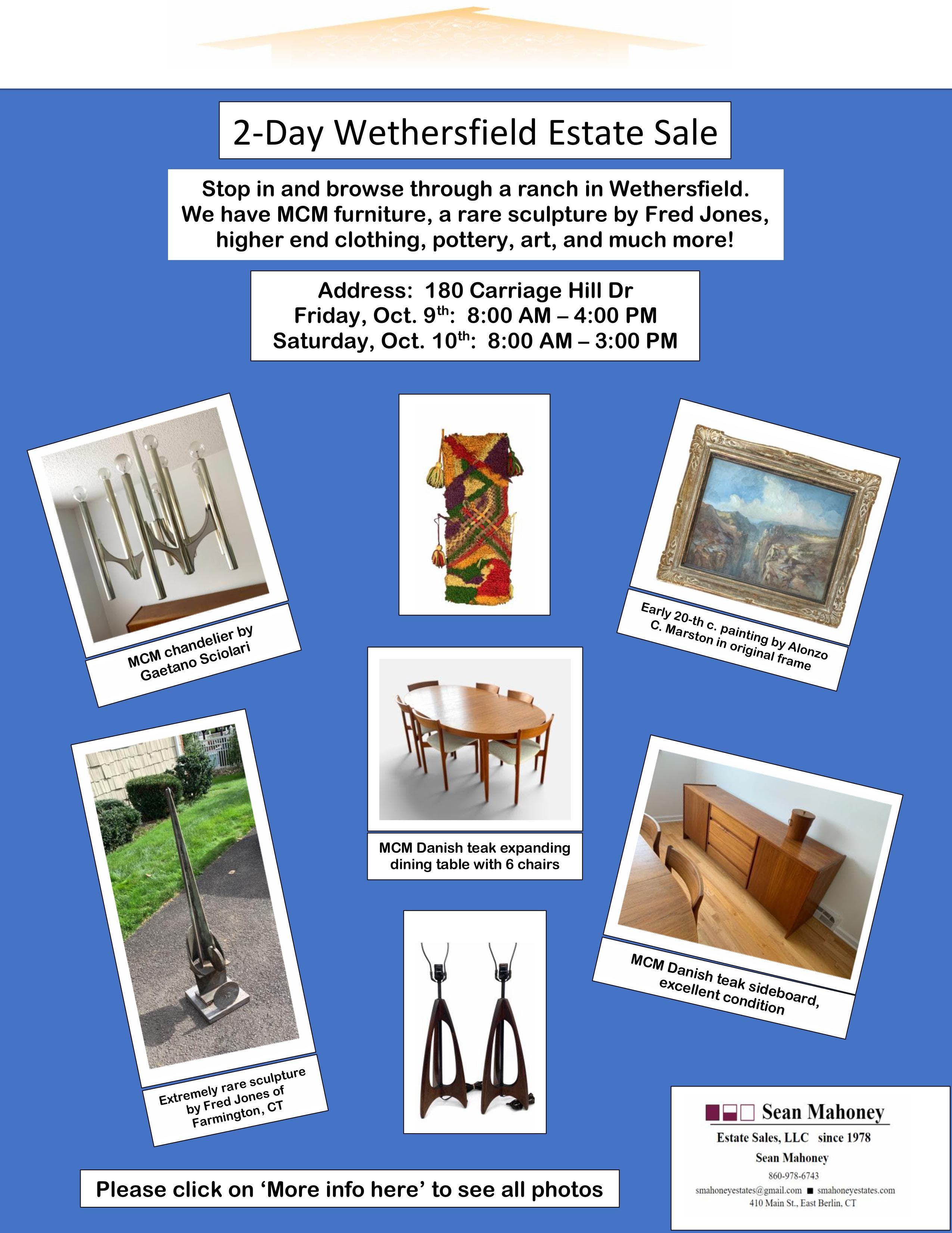 2-Day Wethersfield Estate Sale