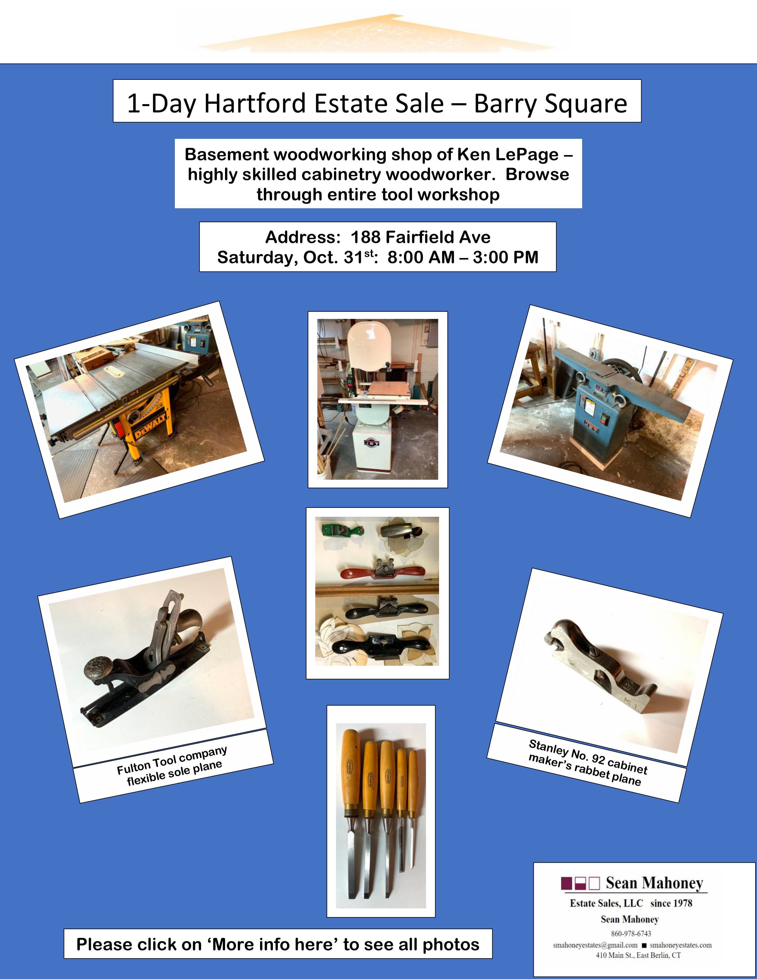 1-Day Hartford Estate Sale – Barry Square