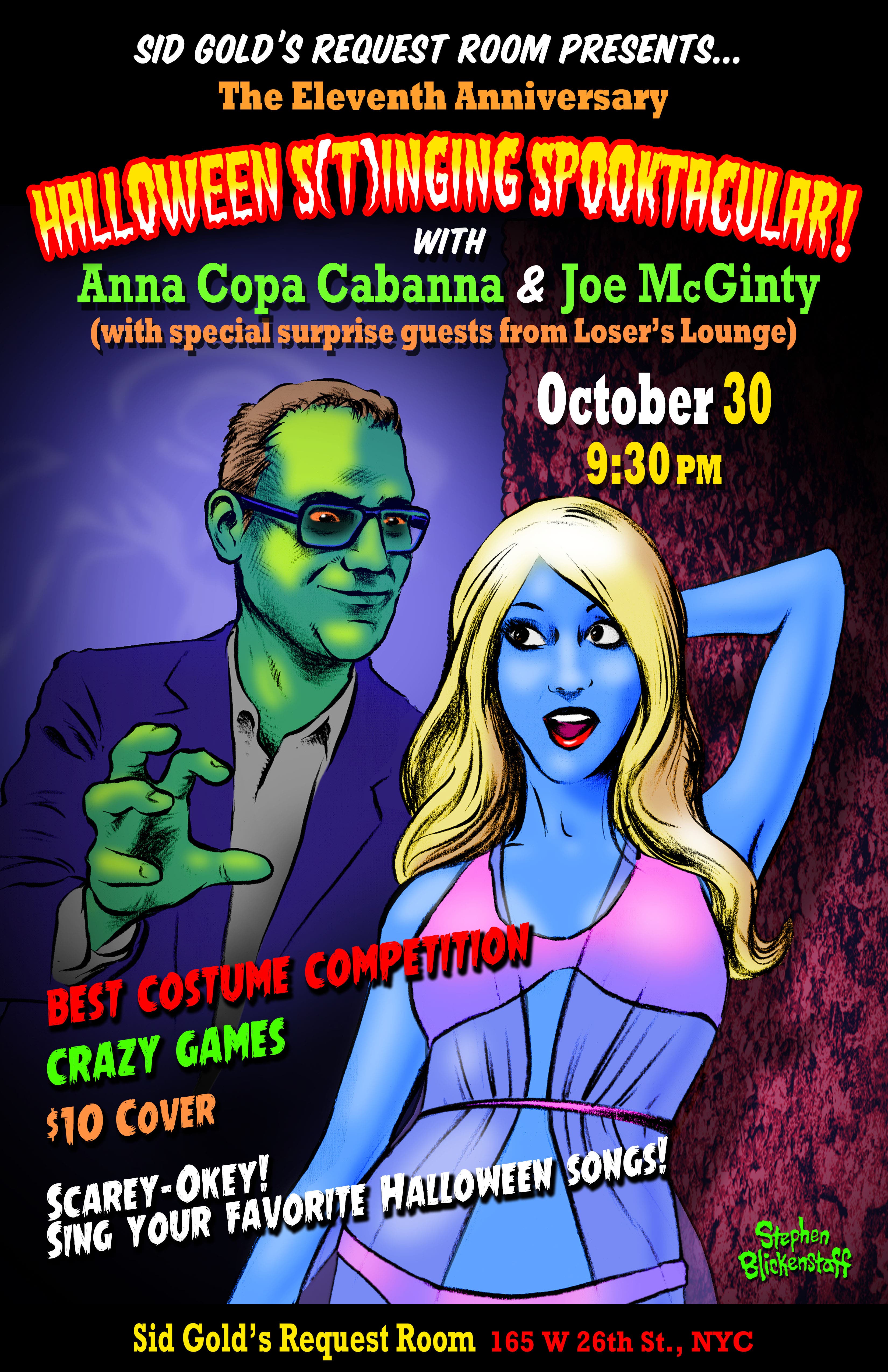 Halloween S(t)inging Spooktacular and Karaoke Party!