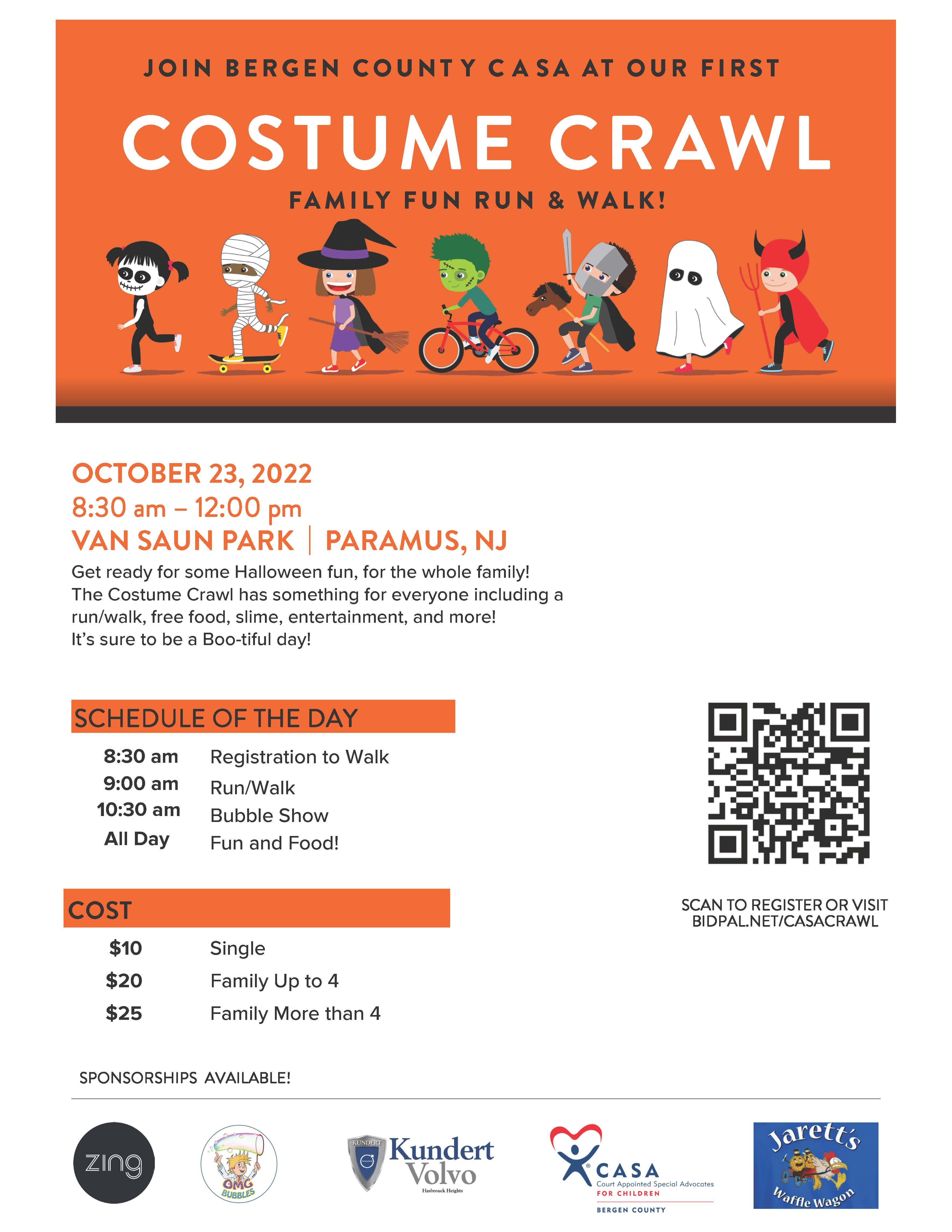 Oct 23 | Bergen County CASA Costume Crawl | Paramus, NJ Patch