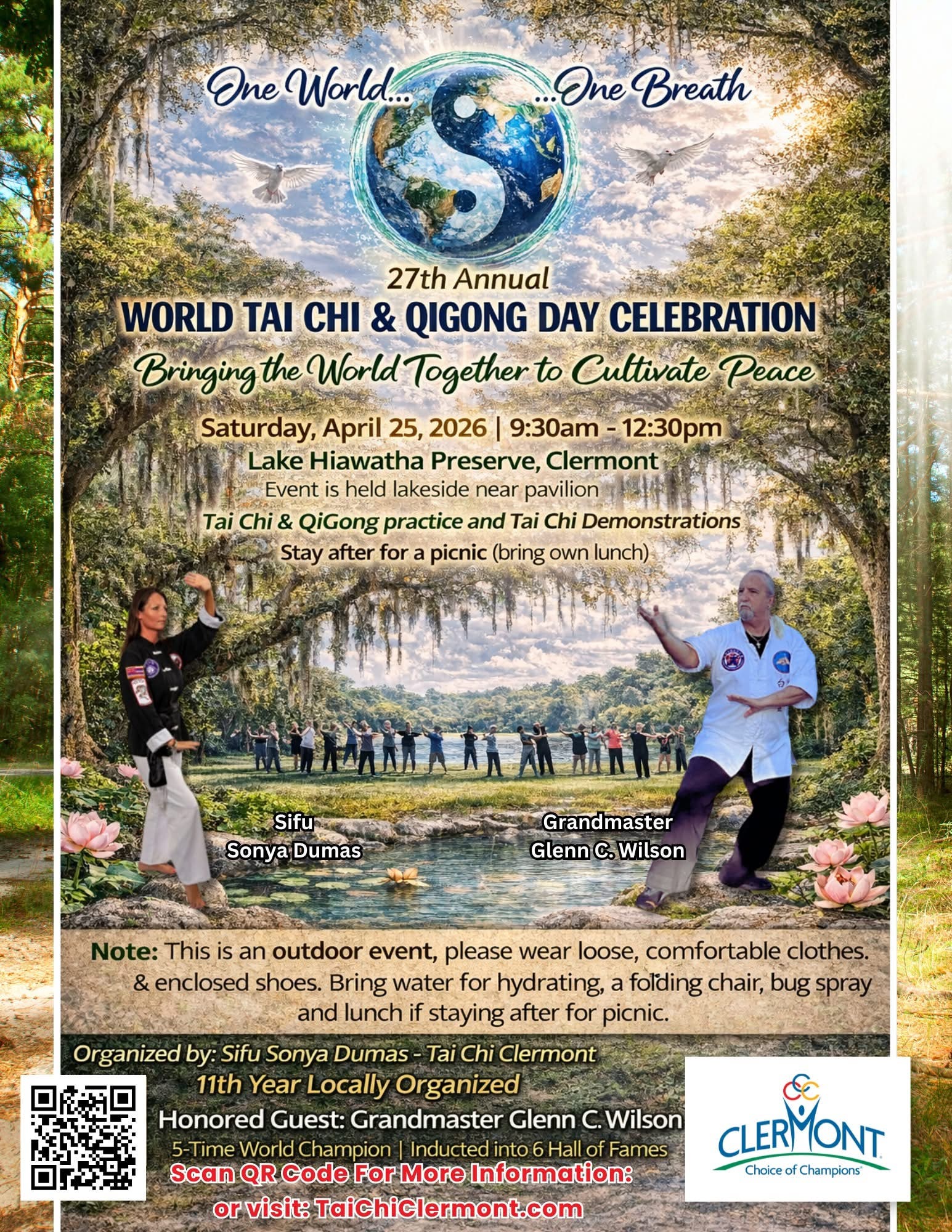 27th Annual World Tai Chi & Qigong Day Celebration