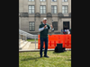 Family Success Institute Executive Director Tim Carden addressed the crowd during the Family Success Rally.