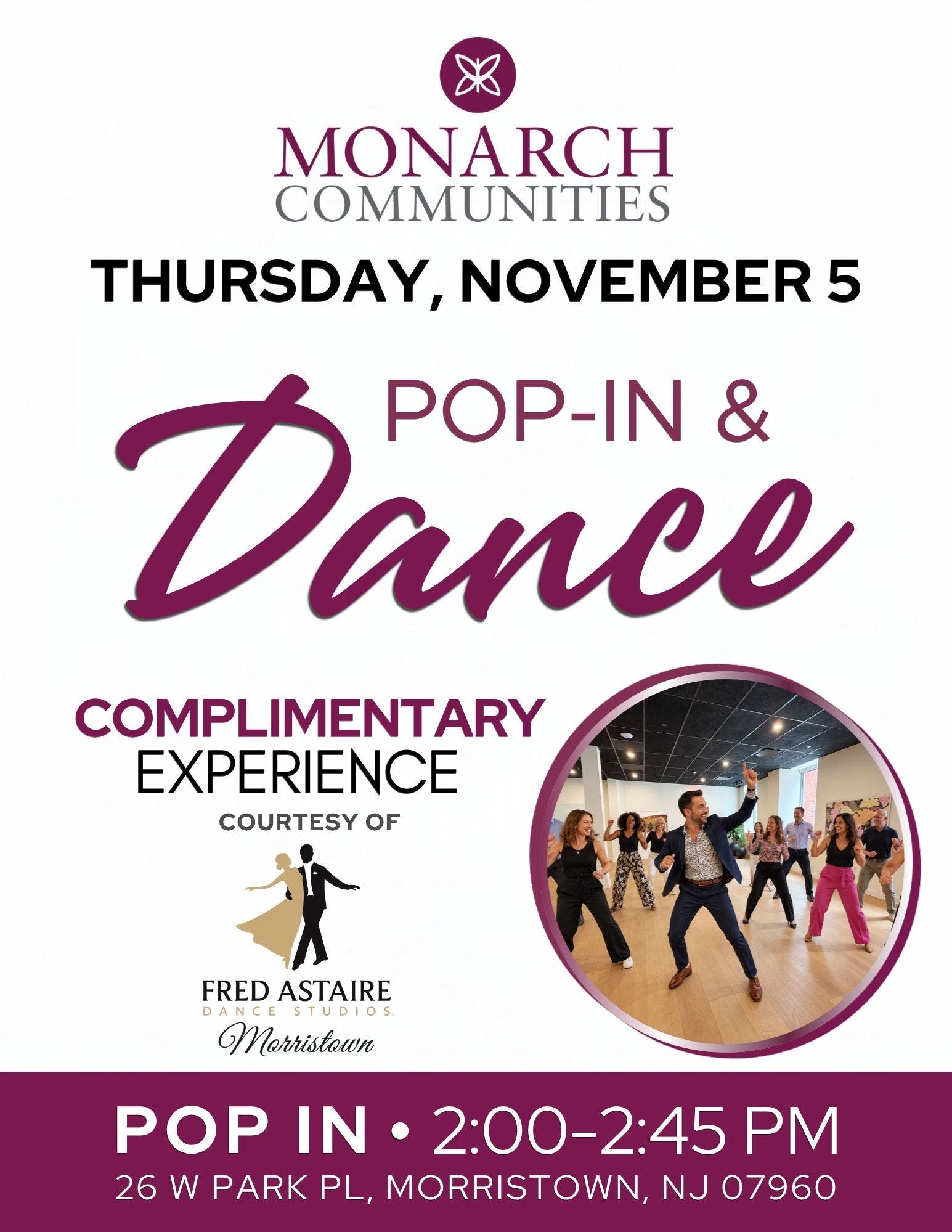 Pop-In & Dance FREE Event!