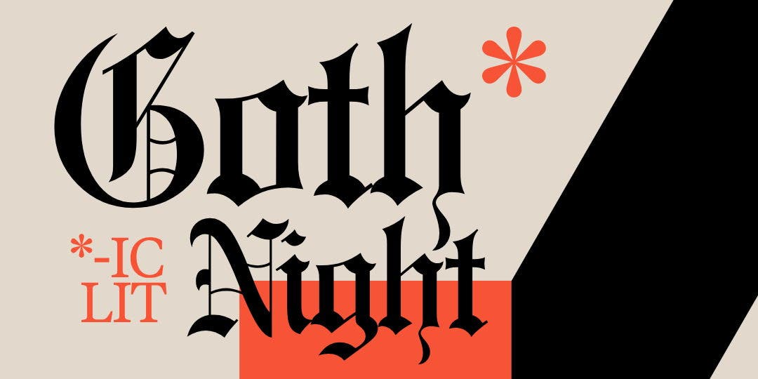 Wordplay Wednesday: Goth(ic Lit) Night