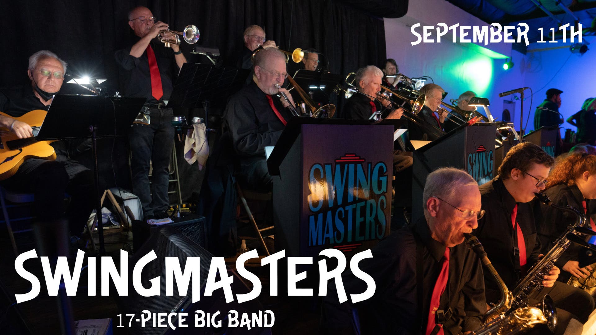 Swing Dancing to a 17-piece Big Band
