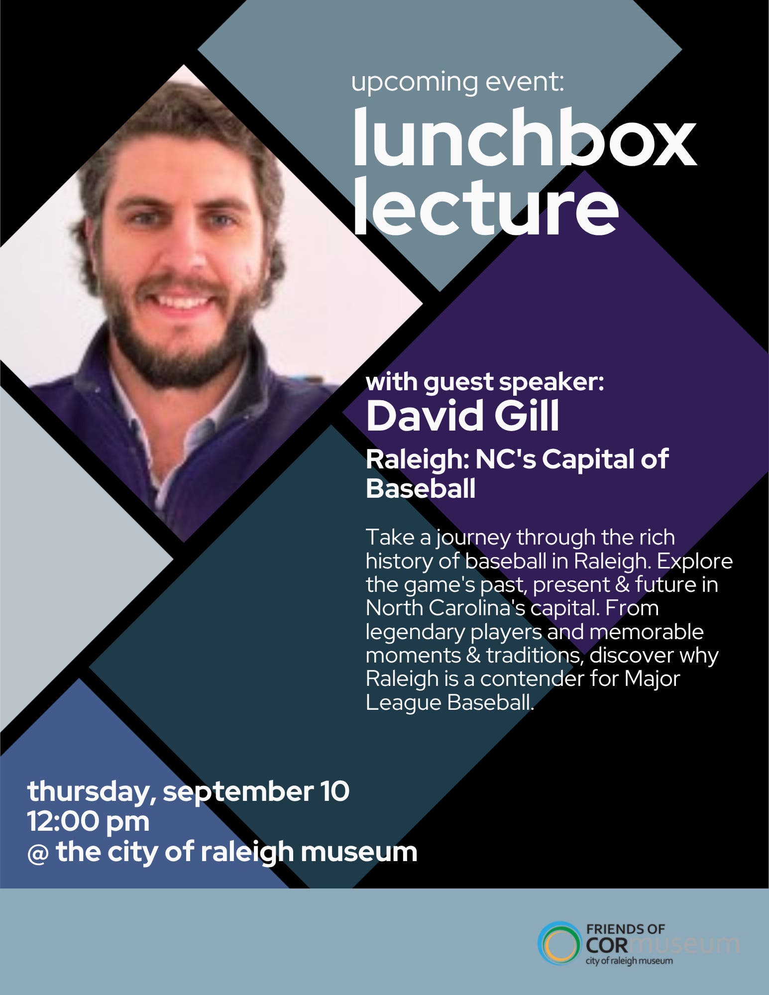 Lunchbox Lecture Raleigh: NC's Capital of Baseball