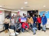 Guests and service providers gather at the JBJ & PBC Hope & Comfort Center in Red Bank, N.J.