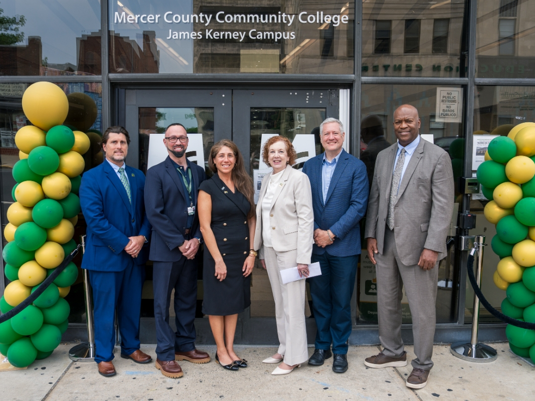 Pictured here from left to right: Dr. Robert Schreyer; Dr. Cruz-Cullari; Margo Chaly, Esq.; Dr. Deborah E. Preston; Dan Benson; James Earle.