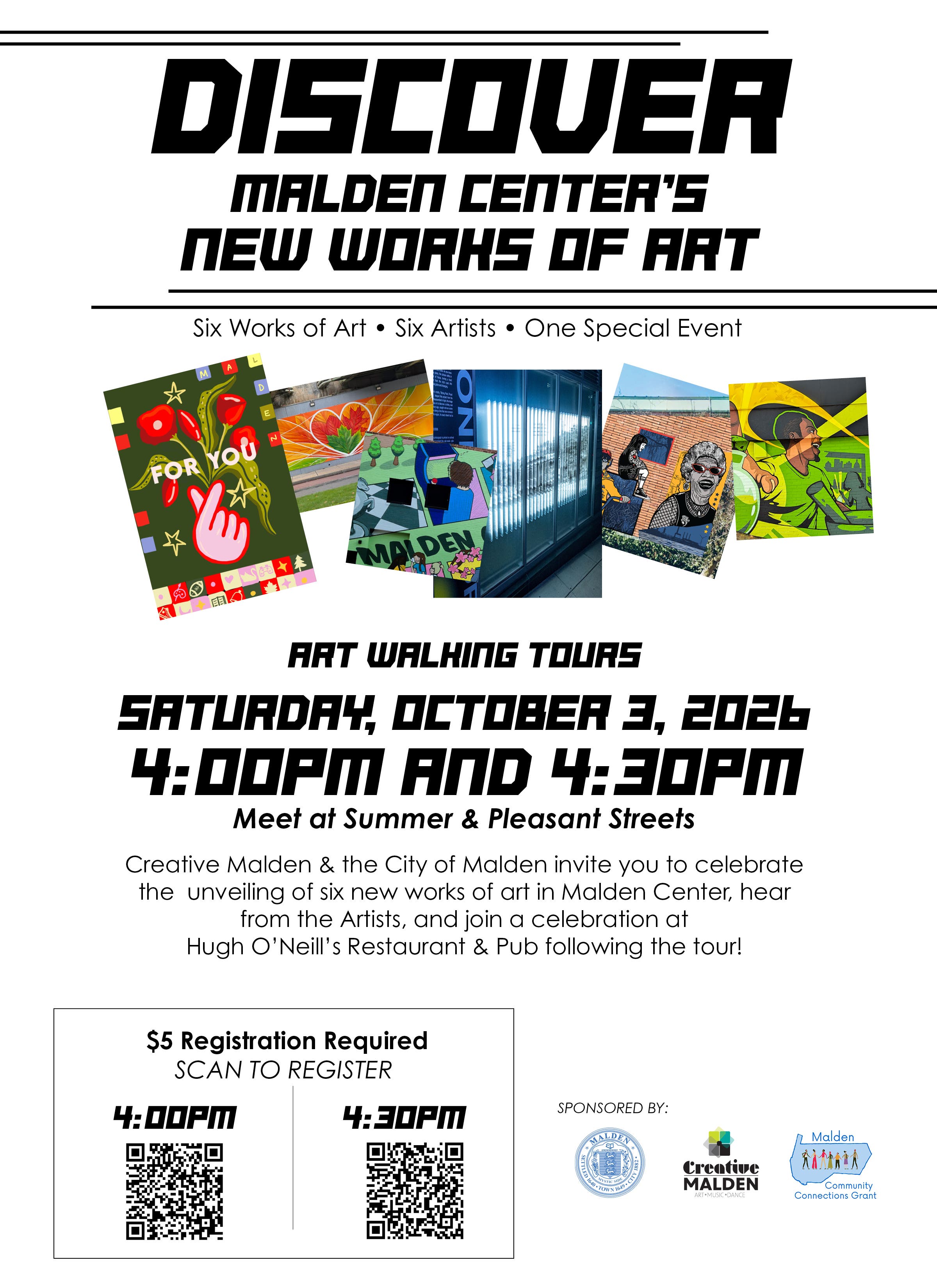 Discover Malden Center’s New Public Art: Walking Tour