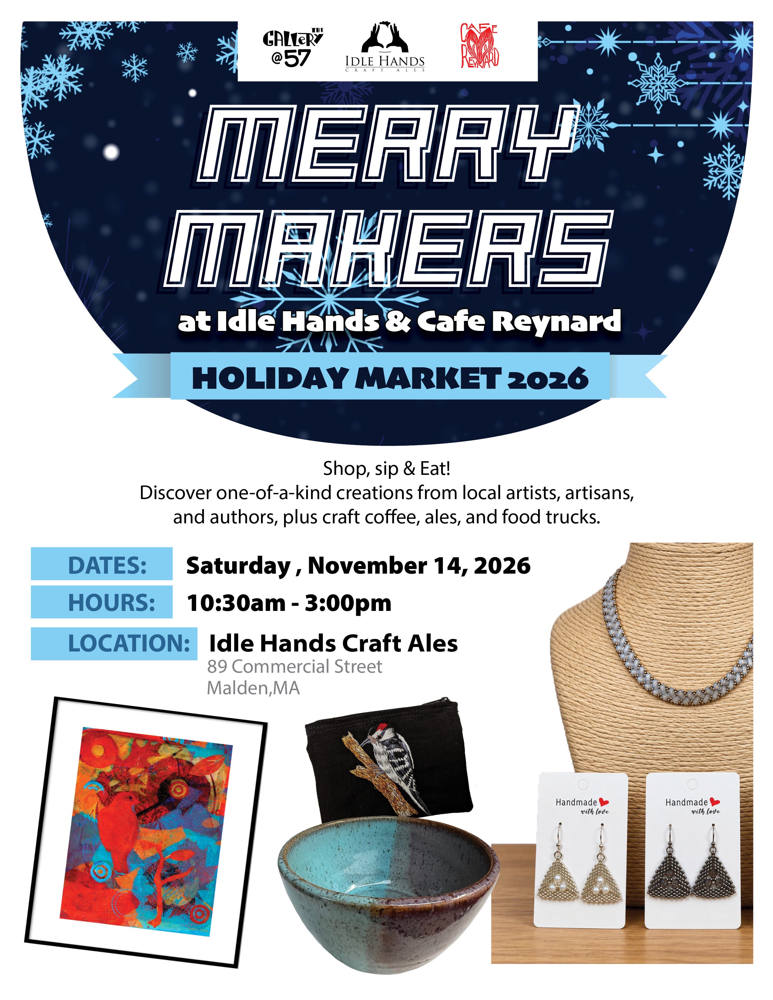Merry Makers at Idle Hands and Cafe Reynard โ Holiday Market 2026