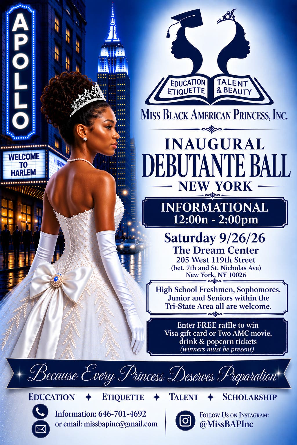 Debutante Ball Informational, Harlem New York
