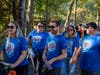 Walkers walking with water at Heart Walk 2025