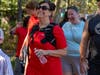 Walkers walking with water at Heart Walk 2025
