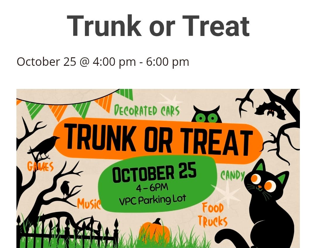 Trunk or Treat