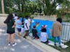 Mural painted, phase one