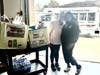 Ms. Pyeisha with EP Trustee Carol Kyle, Vice-President of the Evergreen Park Village Pantry Coalition.
