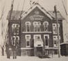 A rendering of the original schoolhouse built in 1875
