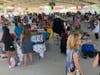 Inside the "mini-mall" of the "Memories To Go" Sale
