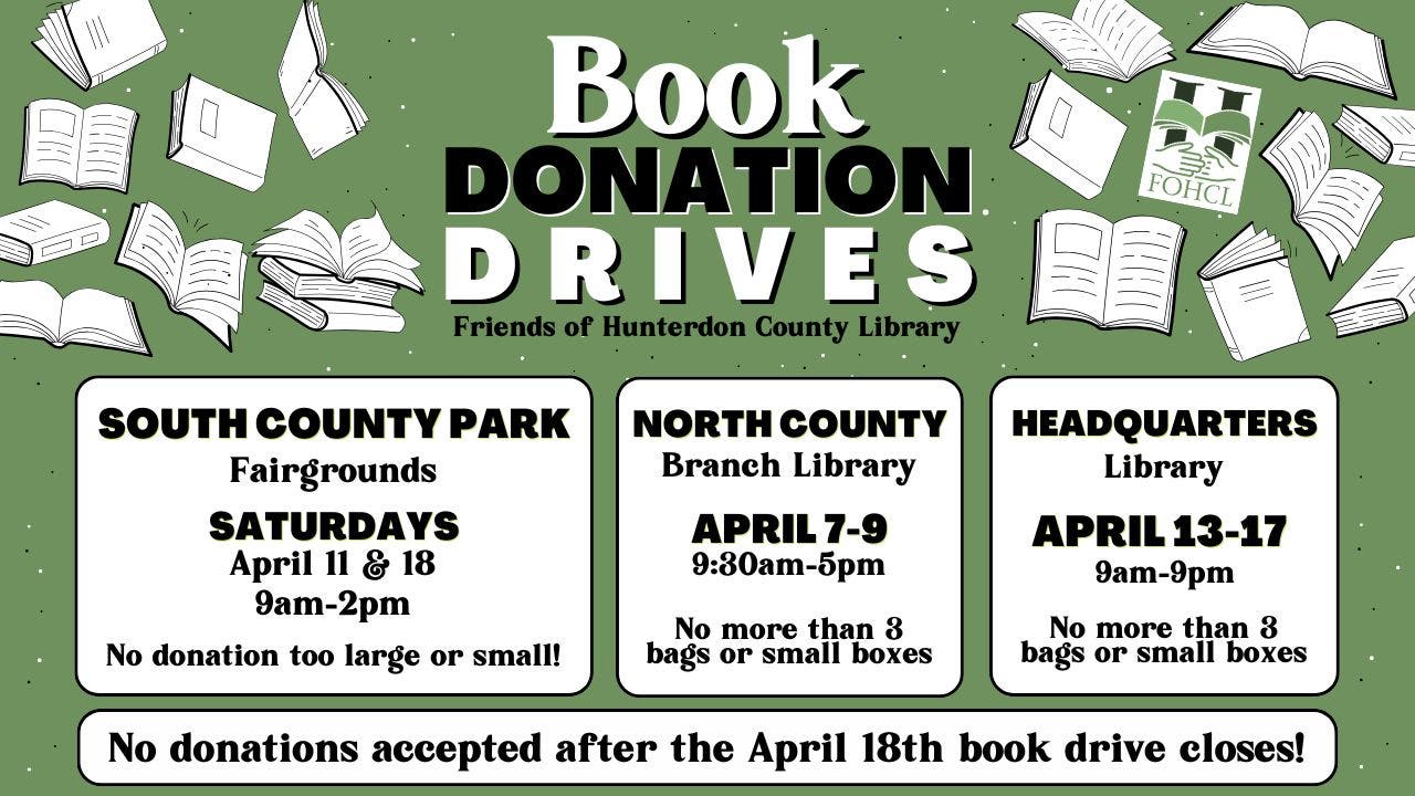 Book Donation Drives